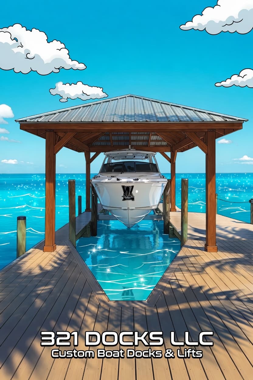 Dock and marina background